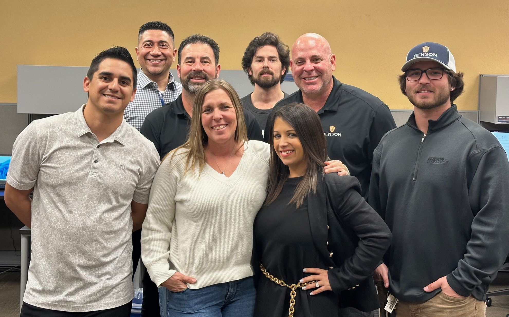 Benson Systems team working on a project