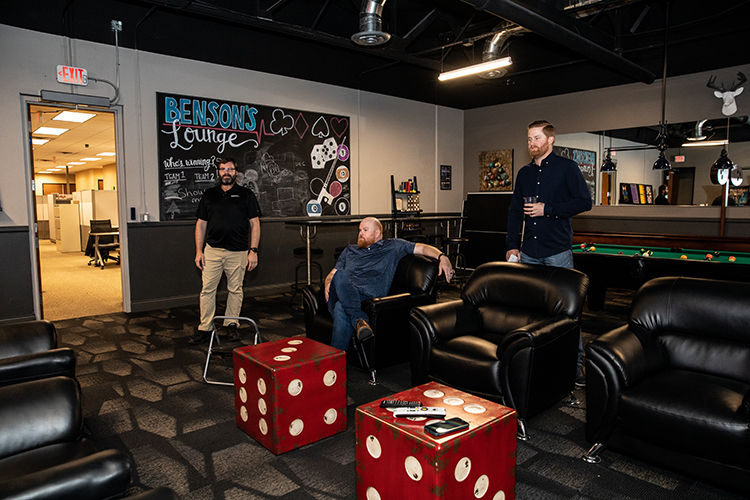 Benson Systems team member on site