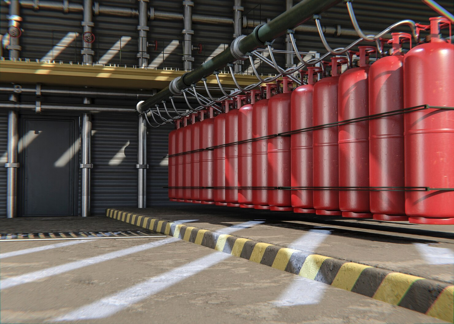 Fire suppression systems in a data center