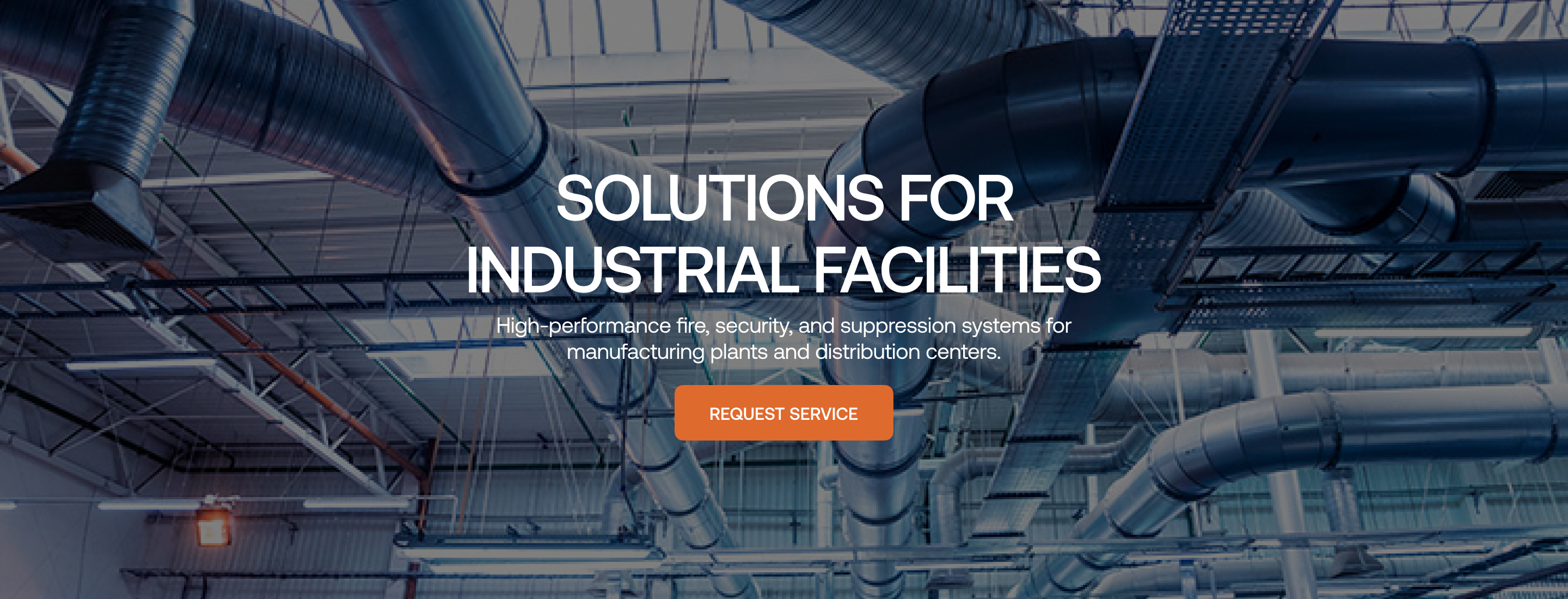 Industrial facility with safety equipment