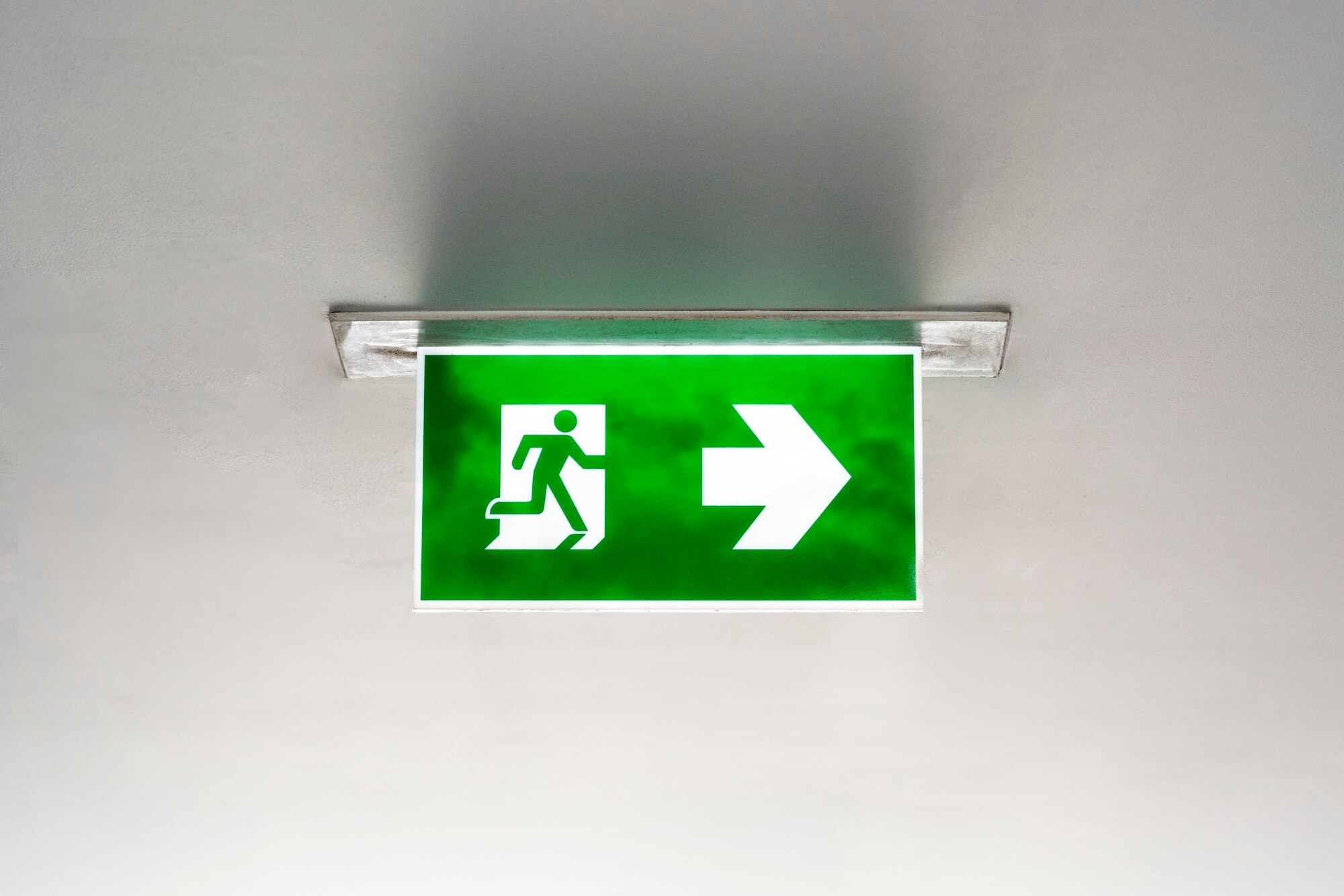 Fire extinguisher and exit sign inspection